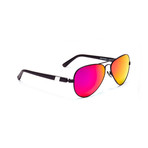 Men's Concorde 15 Sunglasses // Black + Pink