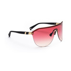 Men's VIBE 01 Sunglasses // Black + Pink