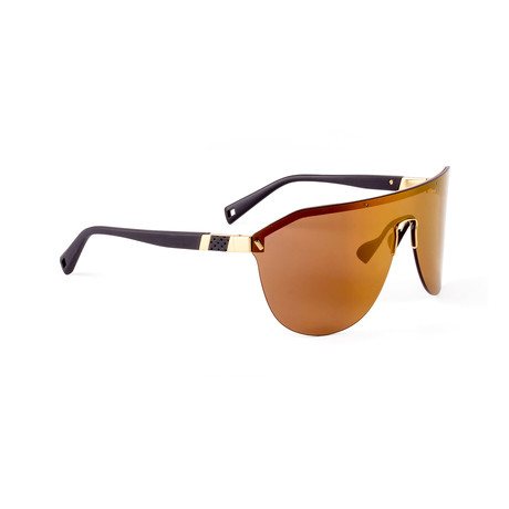 Men's Vibe 04 Sunglasses // Black + Gold