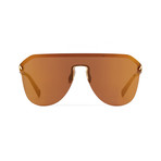 Men's Vibe 04 Sunglasses // Black + Gold