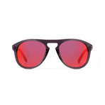 Men's Galileo 24 Sunglasses // Slate + Red Mirror