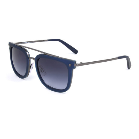 Dsquared2 // Men's DQ0201 Sunglasses // Matte Blue + Gradient Blue