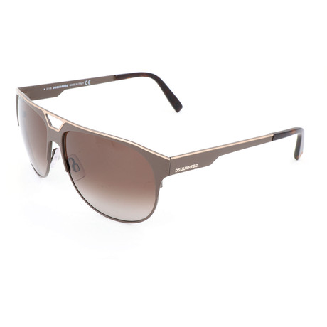 Dsquared2 // Men's DQ0205 Sunglasses // Shiny Dark Brown