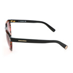 Dsquared2 // Women's DQ0287 Sunglasses // Pink + Brown Mirror