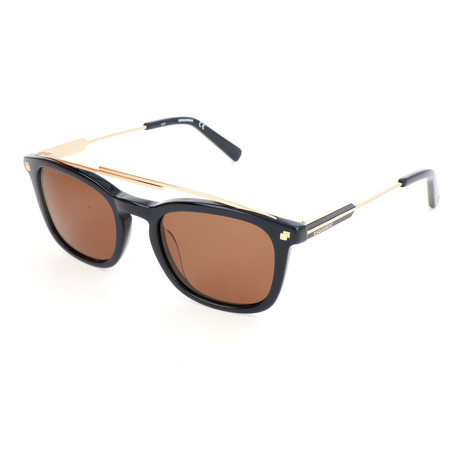 Dsquared2 // Unisex DQ0272 Sunglasses // Shiny Blue + Brown