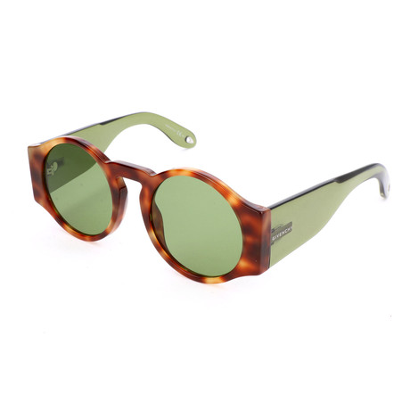 Givenchy // Women's 7056 Sunglasses // Havana Brown + Green