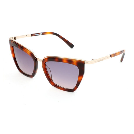 Dsquared2 // Women's DQ0289 Sunglasses // Dark Havana + Gradient Smoke