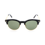 Dsquared2 // Unisex DQ0273 Sunglasses // Shiny Black + Green