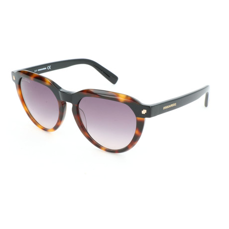 Dsquared2 // Women's DQ0287 Sunglasses // Havana + Gradient Smoke