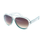 Dsquared2 // Men's DQ0182 Sunglasses // Crystal + Brown Mirror