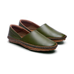 Tycoon Leather Sandals // Olive Green (US: 12)