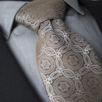 Clout Handmade Silk Tie // Gold