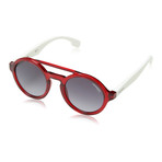 Carrera // Men's Carrerino 19 05Sk Sunglasses // Matte Red + White + Gray Gradient