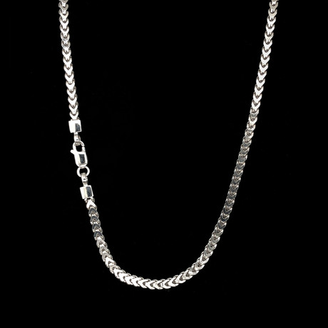 Sterling Silver Franco Chain Necklace // 3mm (18")