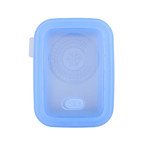 Minimal Silicone Container // Collapsible // Set of 2 // Blue (15.6oz)