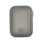 Minimal Silicone Container // Collapsible // Set of 2 // Gray (15.6oz)