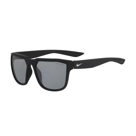 Nike // Men's Fly EV0927 Sunglasses // Matte Black + Gray Silver Mirror
