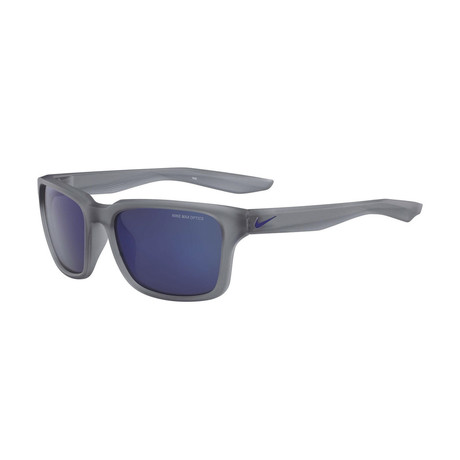 Nike // Men's Essential Spree Sunglasses // Matte Gray + Gray Blue Flash