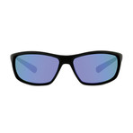 Nike // Men's Rabid R Sunglasses // Matte Black + Purple Gray Mirror