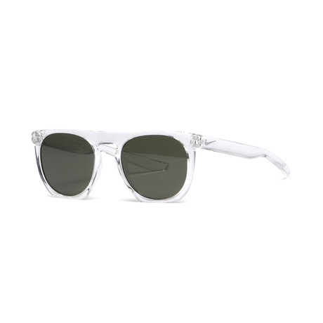 Nike // Men's Flatspot EV0923 Sunglasses // Clear + Green