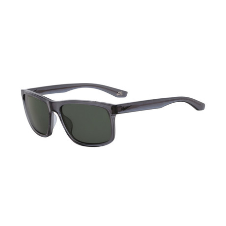 Nike // Men's Flow EV1023 Sunglasses // Gray + Green
