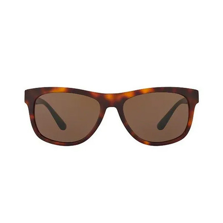Burberry // Men's Wayfarer Sunglasses // Black Havana + Gray