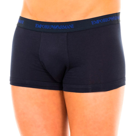 Retro Boxers // Navy + Royal Blue // Pack of 2 (Small)