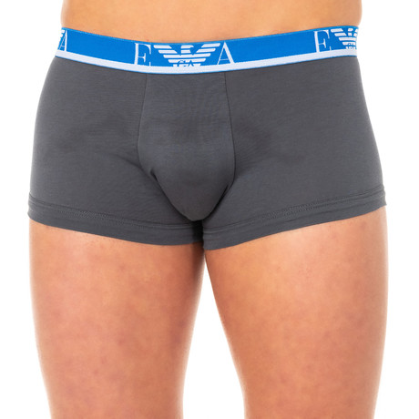 Boxers // Gray + Blue // Pack of 2 (Small)