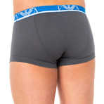 Boxers // Gray + Blue // Pack of 2 (Small)