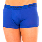 Retro Boxers // Navy + Royal Blue // Pack of 2 (Small)