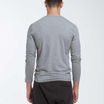 Crew Neck Long Sleeve Tee // Grey (XS)