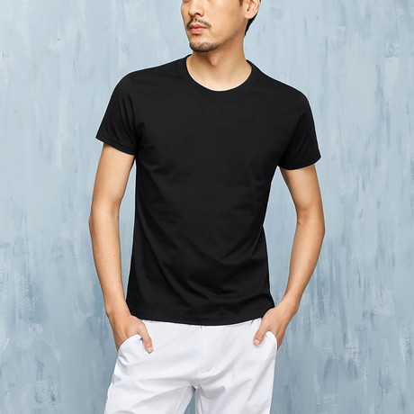 Basic Short Sleeve Tee // Black (XS)