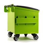 Mini Dumpster // Sparkle Lime
