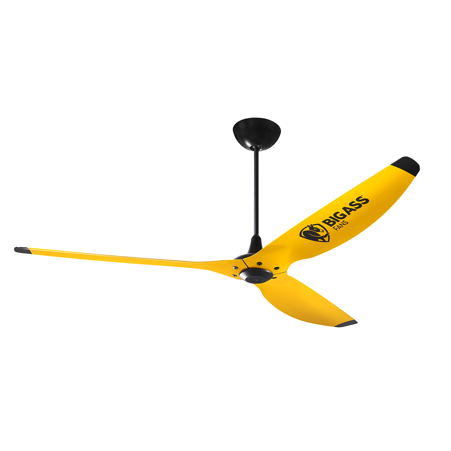 Big Ass Fans Special Edition Haiku 84 Indoor Smart Ceiling Fan Yellow Black