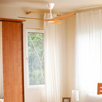 Big Ass Fans Haiku L 52" Indoor Smart Ceiling Fan with Integrated LED Light //  Caramel + White