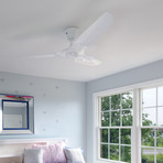 Big Ass Fans Haiku L 52" Indoor Smart Ceiling Fan with Integrated LED Light // Glossy White