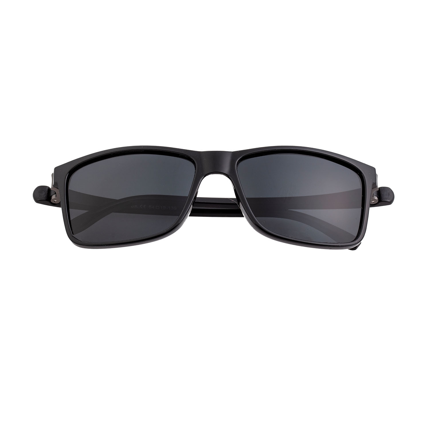Ellis Sunglasses V2 // Black Frame + Silver Lens (Gloss Black Frame ...