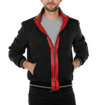 Gus Reversible Leather Jacket // Red (Euro: 48)