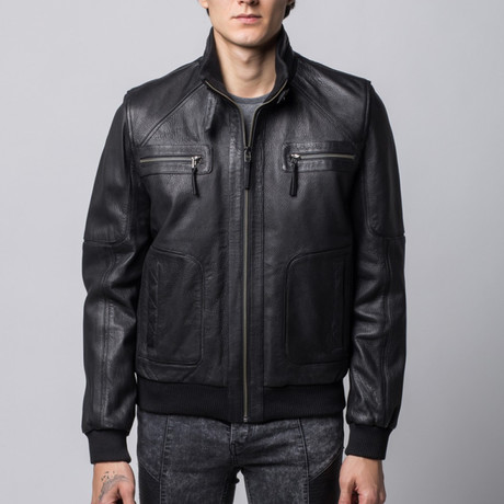 Felix Leather Jacket // Black (XS)