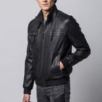 Felix Leather Jacket // Black (2XL)