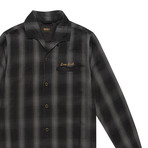 Zeus Plaid Shirt // Midnight Check (XS)