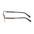 Men's EZ5025 029 Eyeglasses // Chocolate + Clear