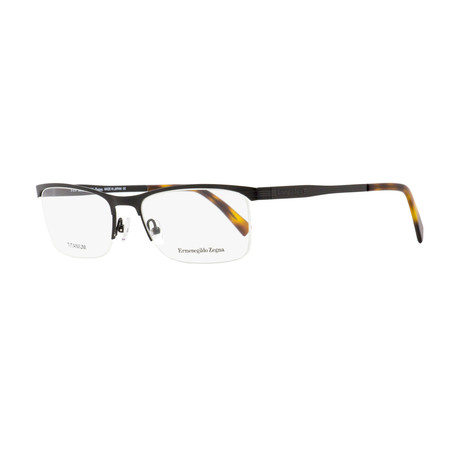 Men's EZ5079 005 Eyeglasses // Matte Black + Havana