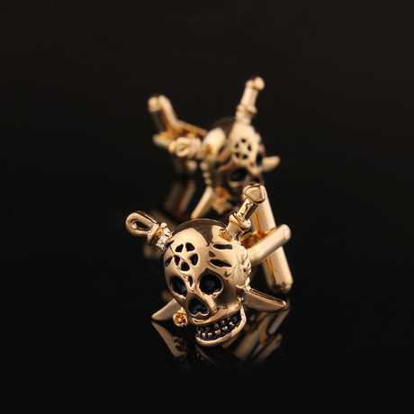 Exclusive Cufflinks Gift Box // Gold Pirates (OS)