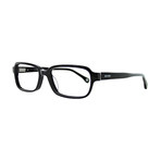 Men's Rectangular Glasses // Black