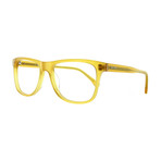 Men's Square Sunglasses // Yellow