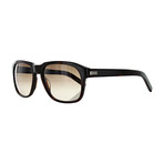 Men's Square Sunglasses // Tortoise + Warm Brown Gradient