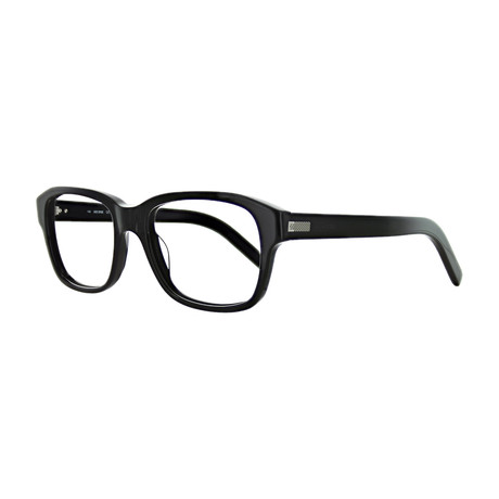 Men's Square Glasses // Black