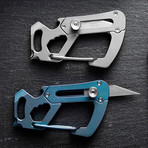 Carabiner Multi Tool Knife (Silver)