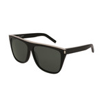 Unisex Square Sunglasses // Black II